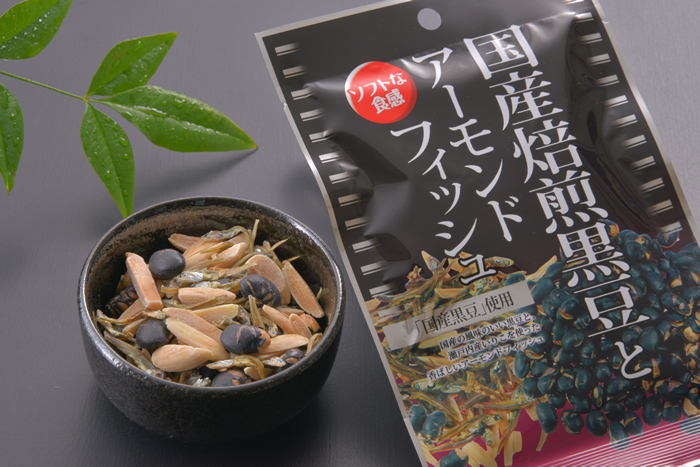 国産焙煎黒豆とアーモンドフィッシュ 12個セット