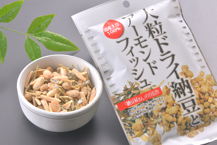 大粒ドライ納豆とアーモンドフィッシュ 12個セット